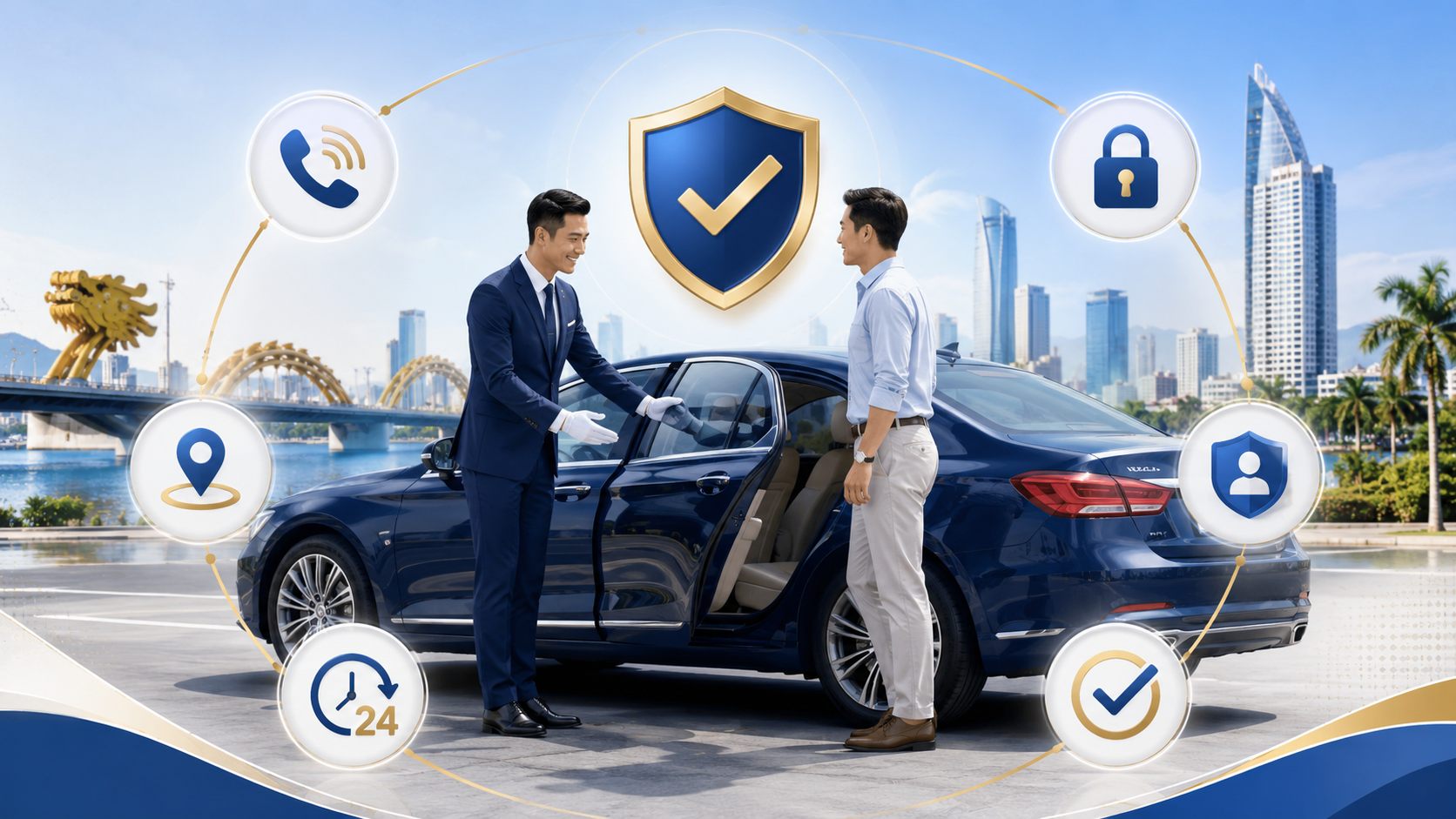 Cam kết an toàn và tin cậy khi đặt dịch vụ lái xe hộ